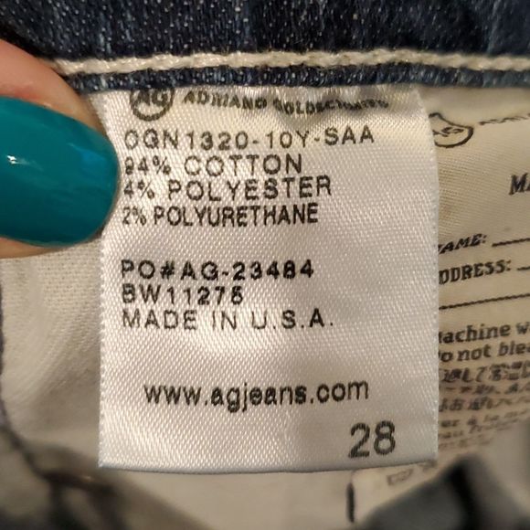 AG "the tomboy crop" relaxed straight crop jeans size 28 - Picture 4 of 9